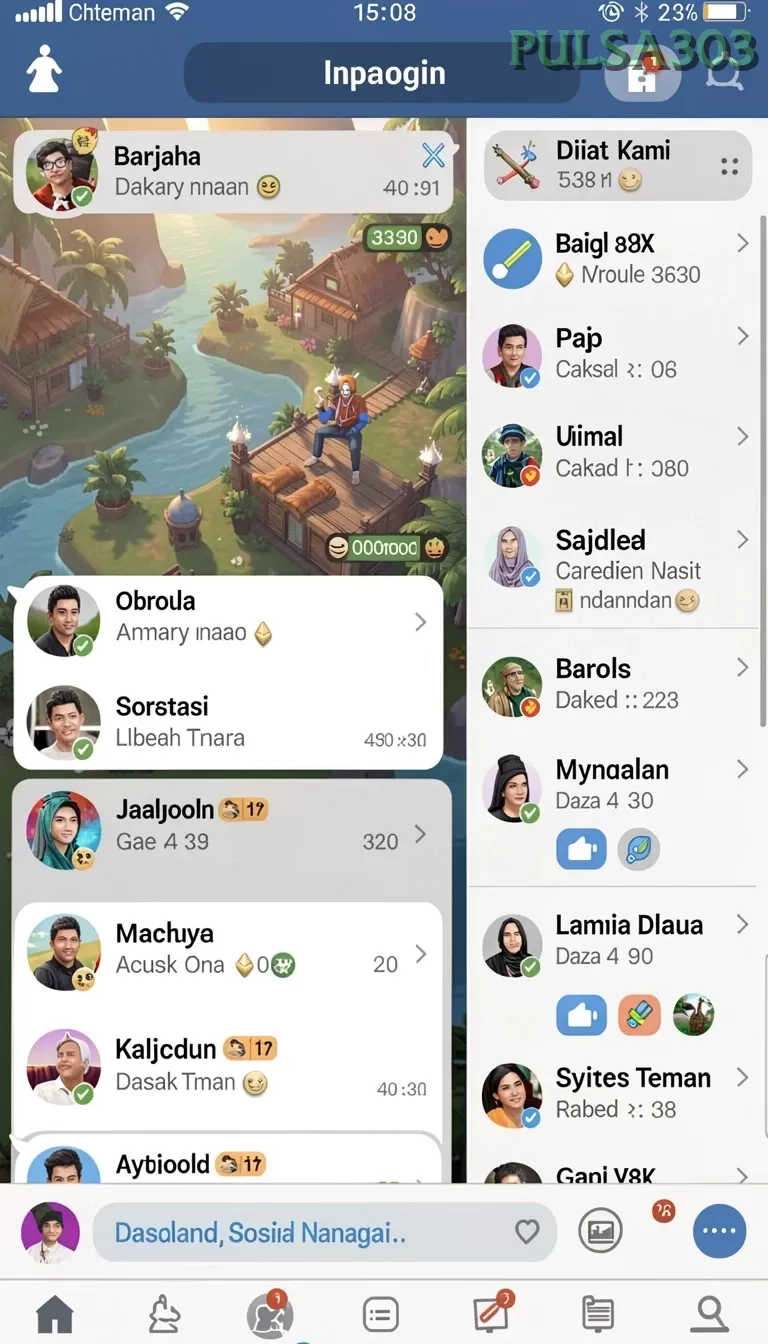 Cuplikan layar PUNCAKTOTO — aktivitas